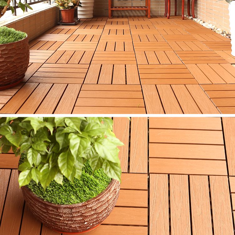 Sikunuo | Composite deck tile Solid Color Waterproof Patio Floor Tile