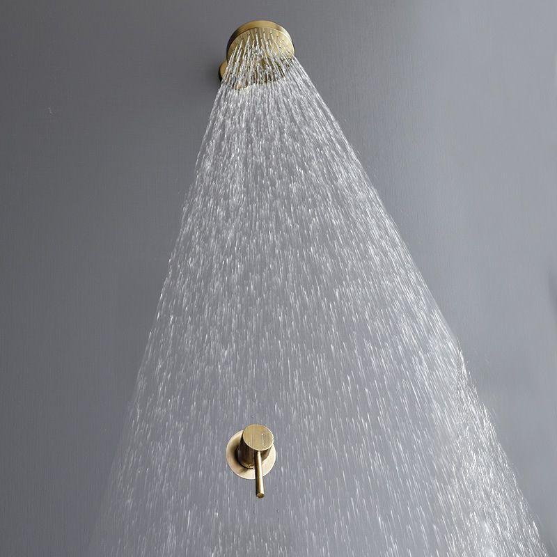 Sikunuo | Stainless Steel Shower Combination Round Fixed Shower Head with Shower Arm