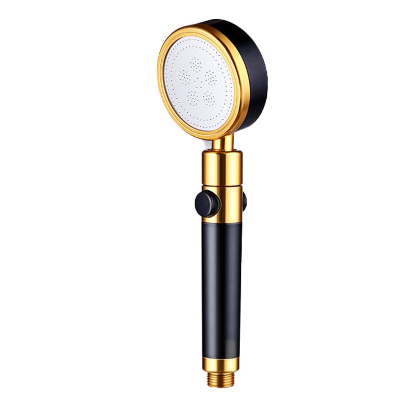 Sikunuo | Modern Metal Hand Shower in Black Water efficient round Shower Head