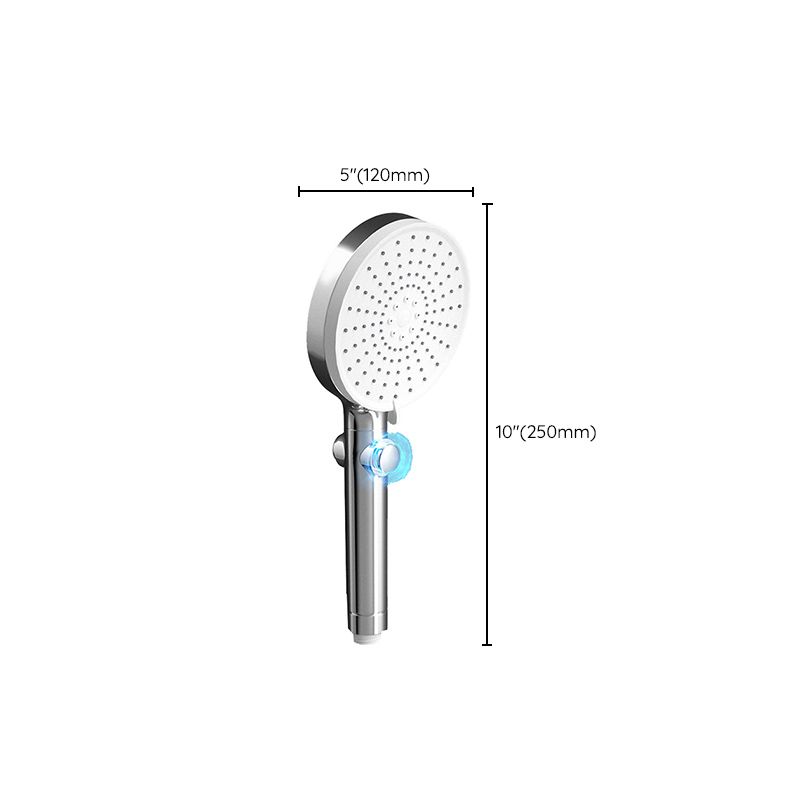 Sikunuo | Modern Shower Head Handheld Plastic Round Self-Cleaning Shower Head