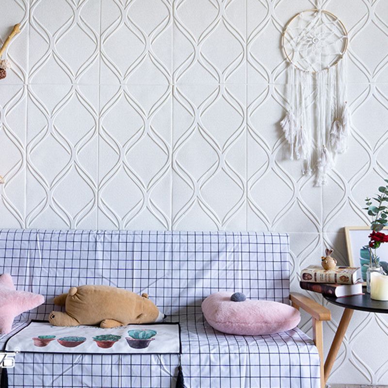 Sikunuo | Contemporary waterproof wall planks striped brick bedroom wall panels