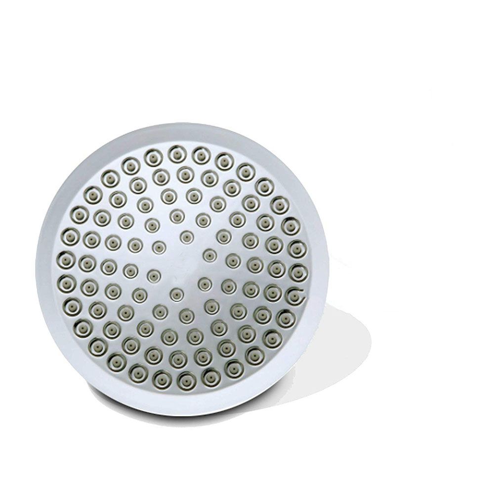 Sikunuo | Contemporary Fixed Shower Head Round Metal Spray Head in Silver