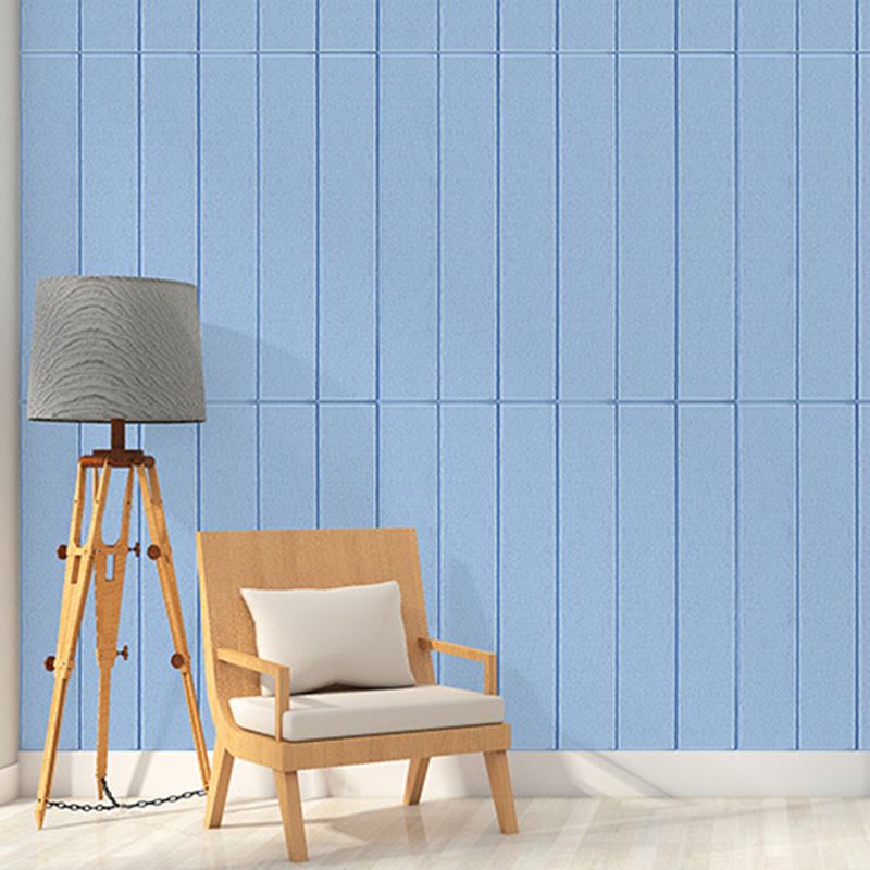 Sikunuo | Solid color 3D embossed wall panel waterproof foam interior wall tile
