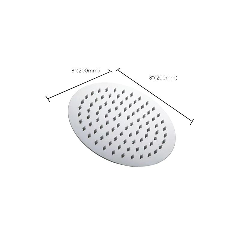 Sikunuo | Stainless Steel Showerhead Combo Modern Fixed Showerhead for the Bathroom