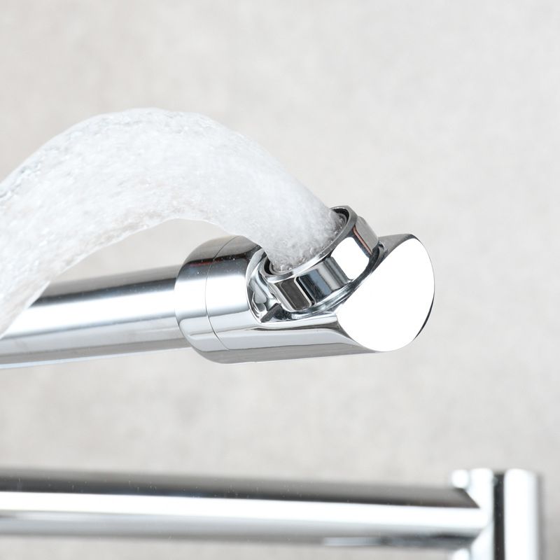 Sikunuo | Modern Pull-down Faucet Single Handle Wall Mounted Pot Filler Low Profile 1 Holder Filler