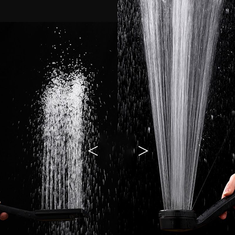 Sikunuo | Contemporary Shower Head Round Handheld Shower Head Combination in Black