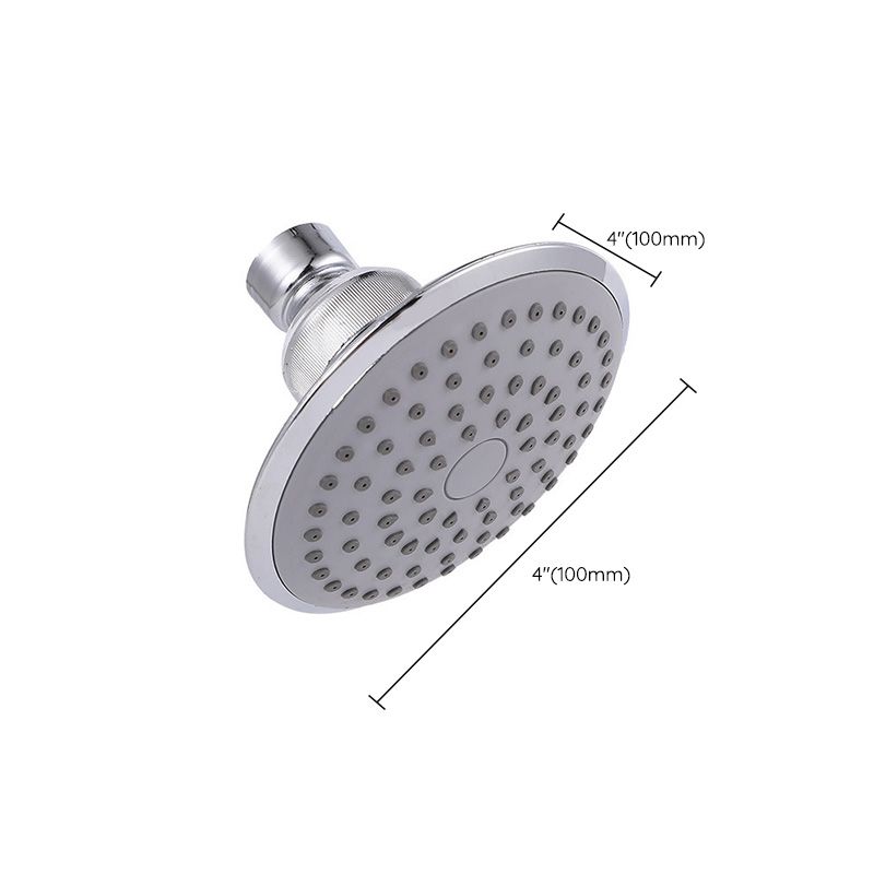 Sikunuo | Round Shape Shower Head Modern Swiveling Wall Mounted Fixed Shower Head