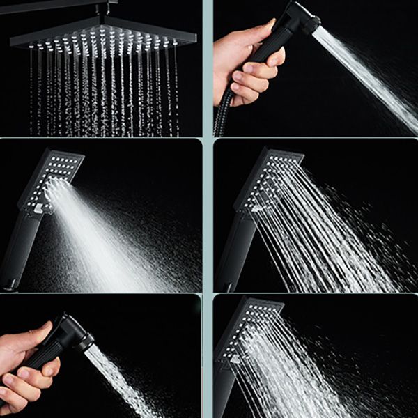 Sikunuo | Adjustable Spray Sample Shower Combination Metal Shower Fitting Arm Shower Head with Slip Bar