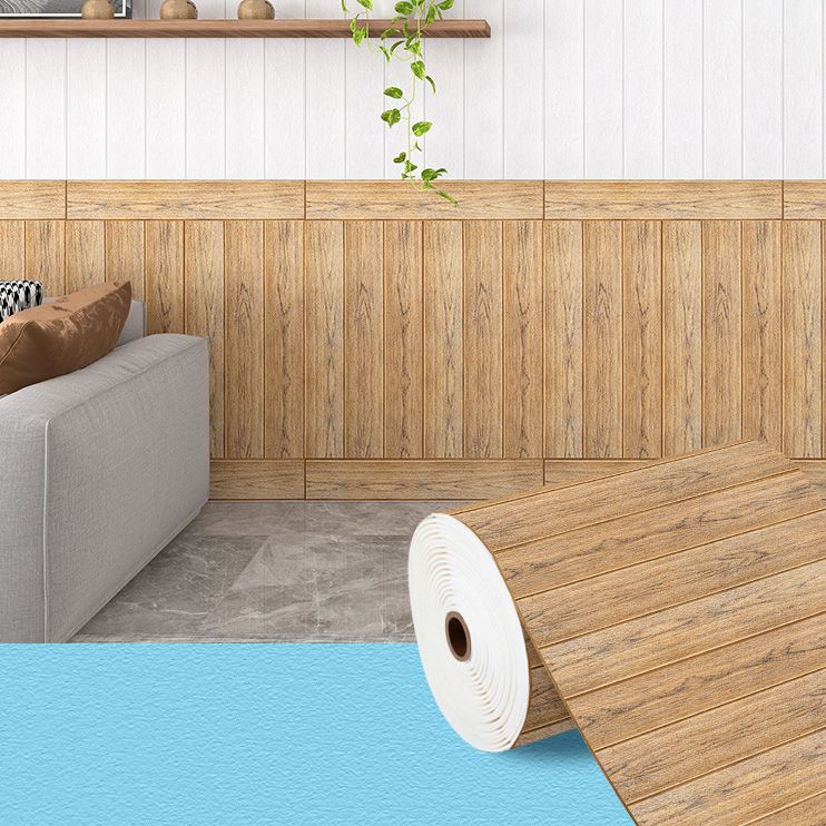 Sikunuo | Modern Tin Back Panel 3D Wall Ceiling Wood Grain Design