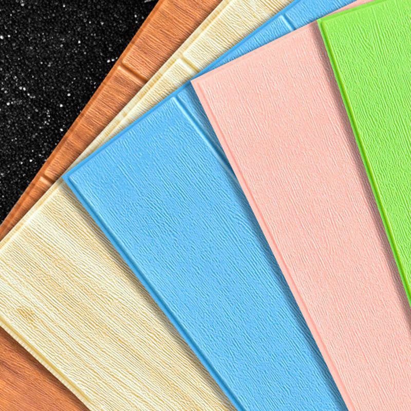 Sikunuo | Modern Wood Paneling Smooth Wall Indoor Wood Planks Set of 2