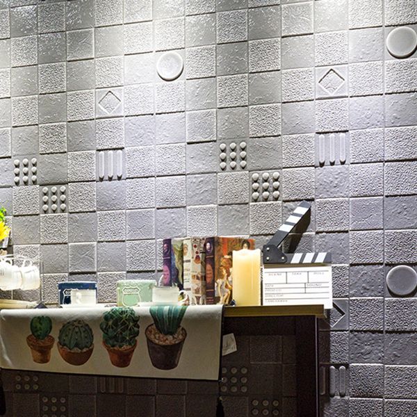 Sikunuo | Home Interior Wall Panel 3D Printed Brick Peel and Stick Wall Covering