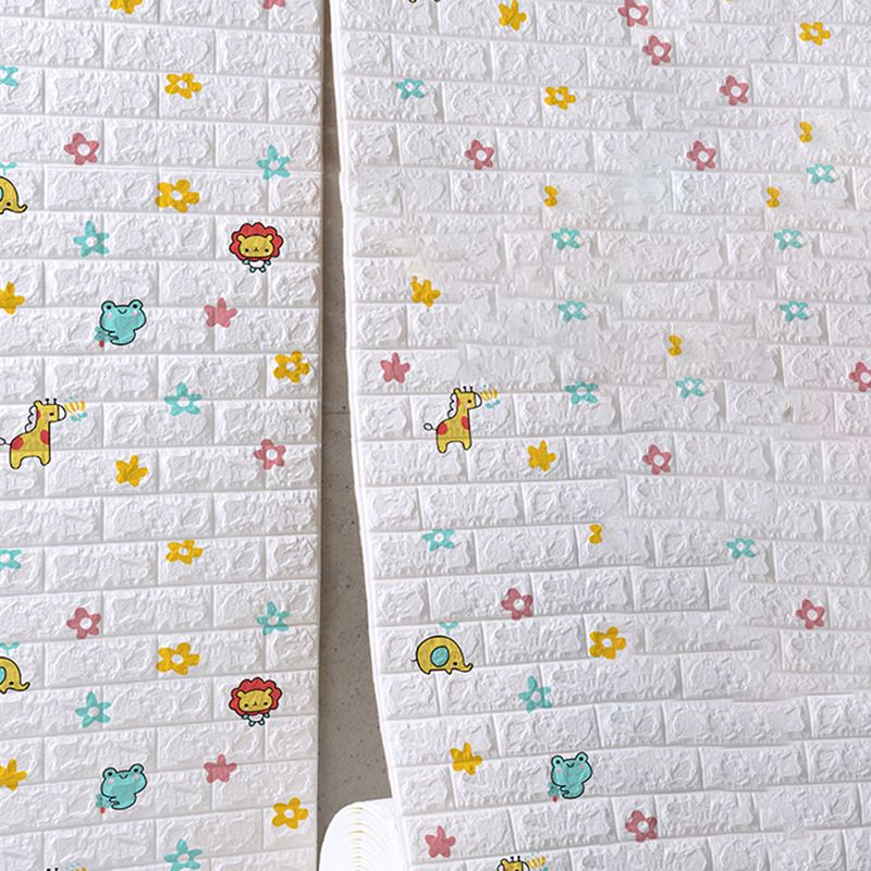 Sikunuo | Modern Cartoon Wall Covering Peel and Stick Wall Ceiling for Bedroom