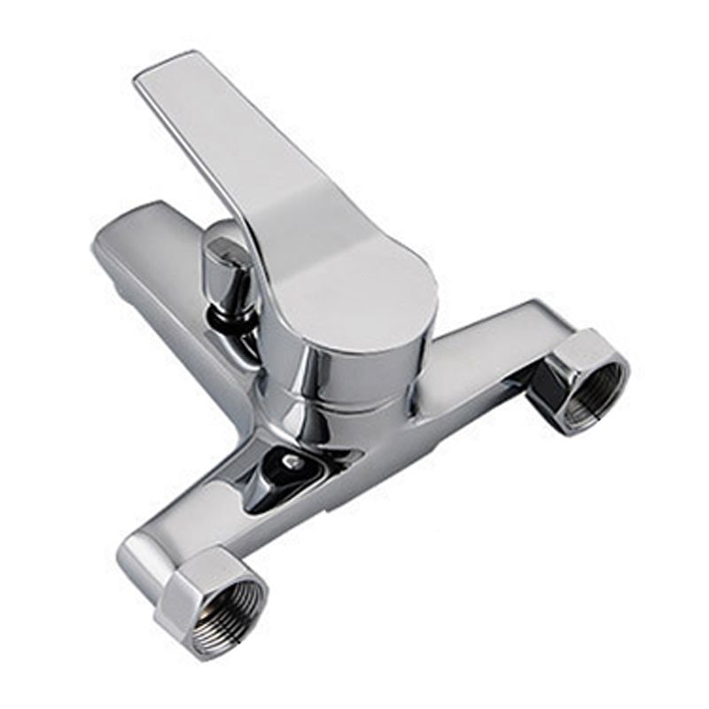 Sikunuo | Modern Silver Bathtub Spout Single-Hole and Two-Hole Installation Faucet