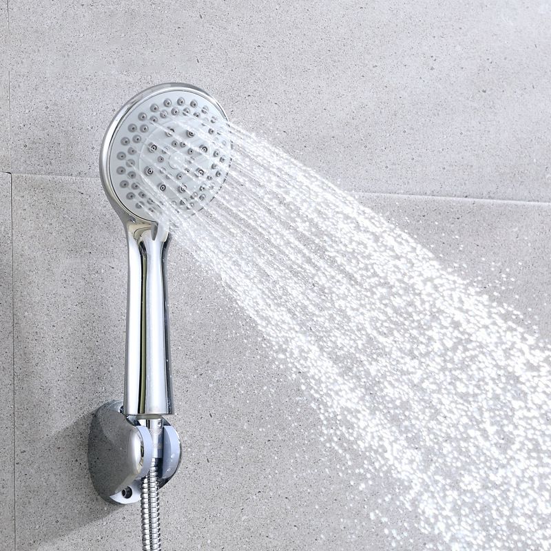 Sikunuo | Modern adjustable shower head Round Metal Handheld Shower Head