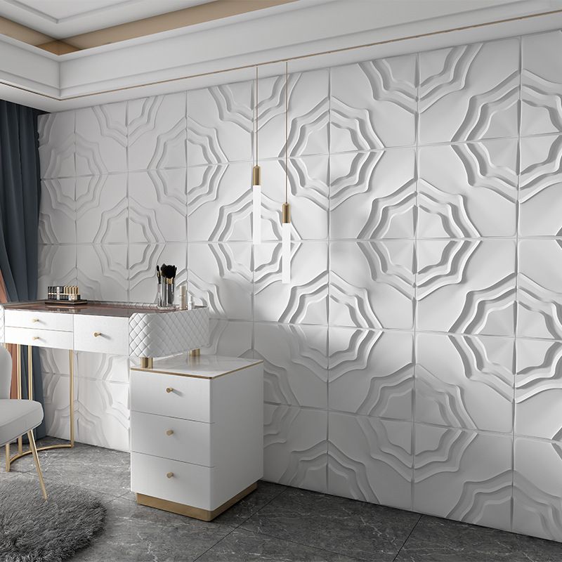 Sikunuo | Modern square wall panel Peel and stick texture pattern wall covering