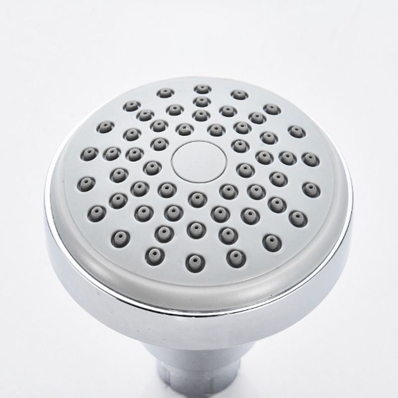 Sikunuo | Round shower head made of stainless steel in silver wall-mounted shower head