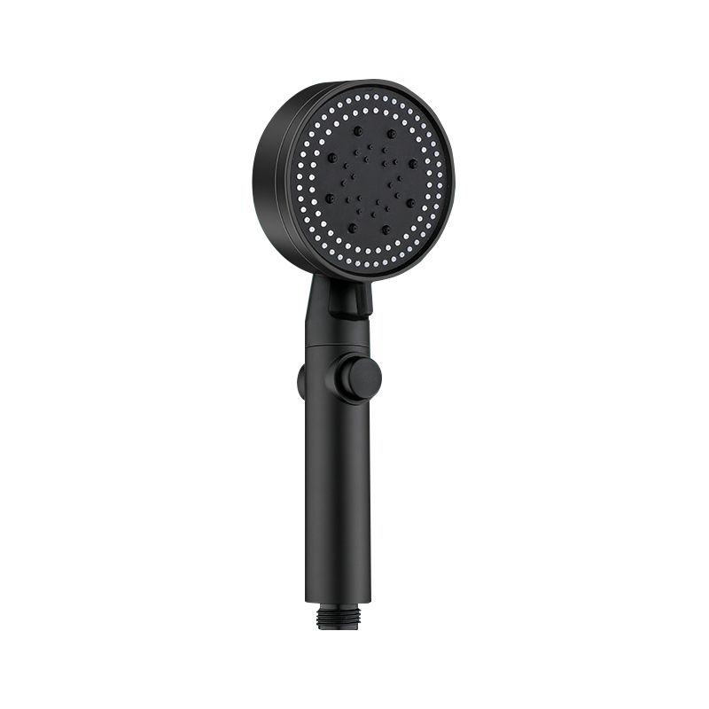 Sikunuo | Round Handheld Showerhead Modern Plastic Head with Self-Cleaning