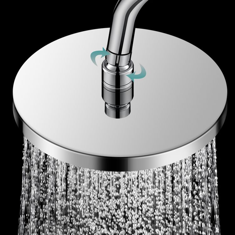 Sikunuo | Round solid shower metal modern shower head combination for the bathroom