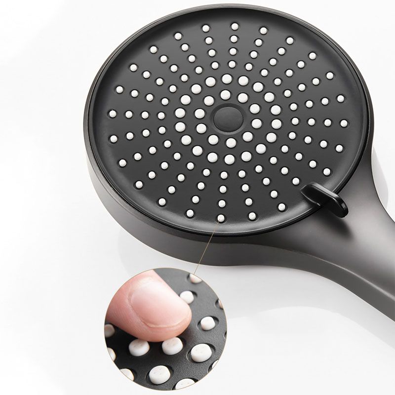 Sikunuo | Plastic Hand Shower Round Handheld Showerhead with Self-Cleaning