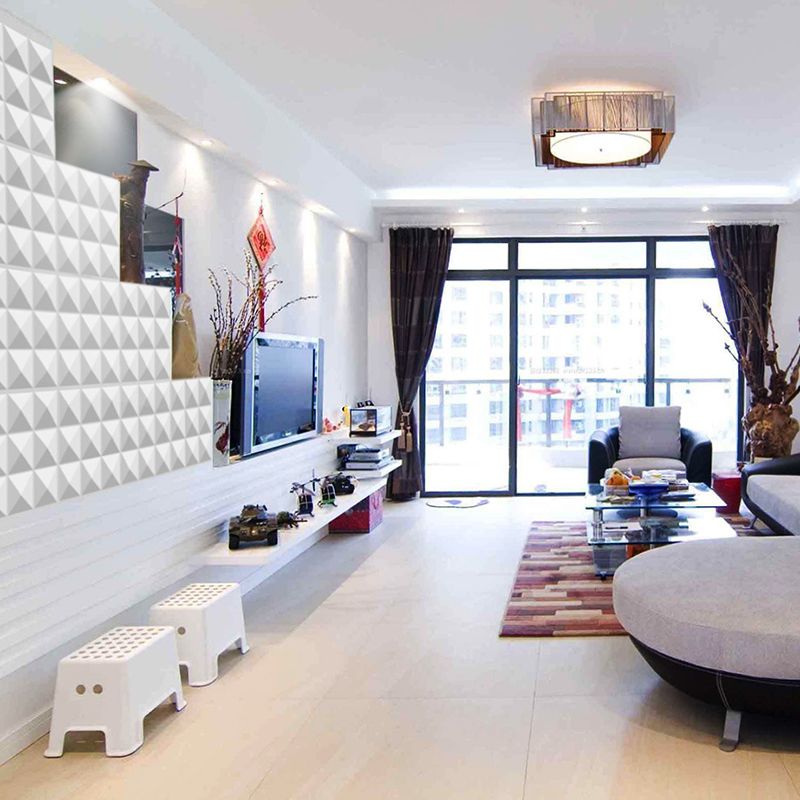 Sikunuo | Modern square wall panel Peel and stick texture pattern wall covering