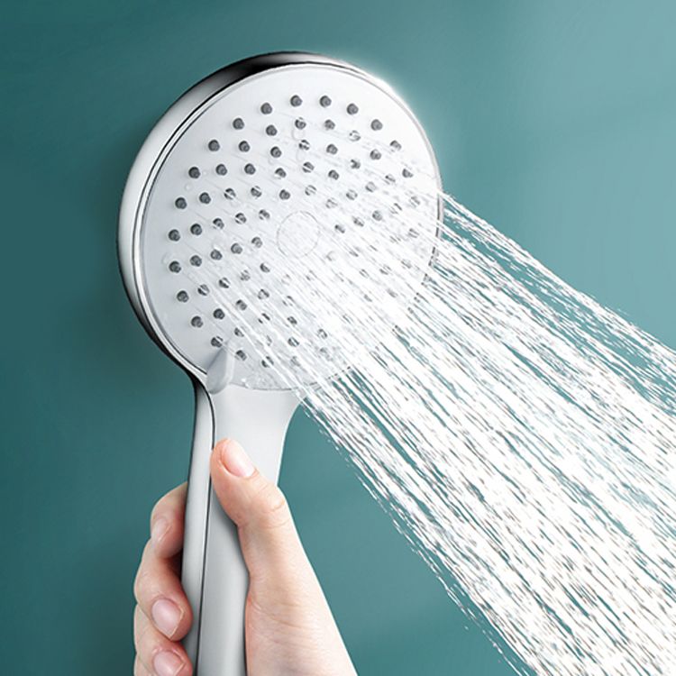 Sikunuo | Round Self-Cleaning Handheld Shower Adjustable Water Flow Wall Mounted Hand Shower