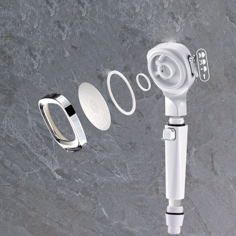 Sikunuo | 4-Stage Pressure Shower Head One-Button Water Stop Handheld Shower Head