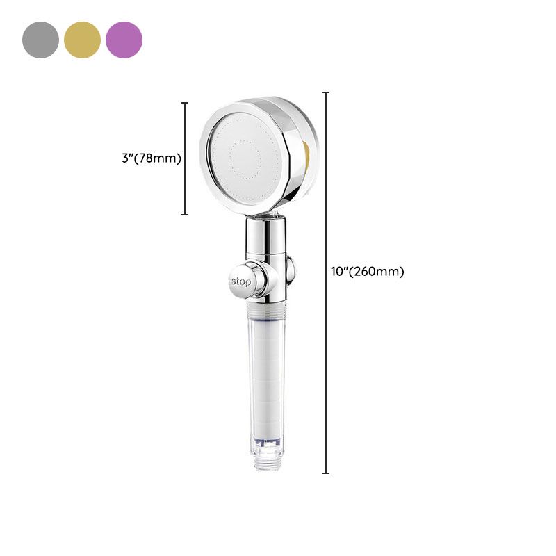 Sikunuo | Modern Shower Head Handheld Shower Head Plastic Wall Mount Round Shower Head Combo