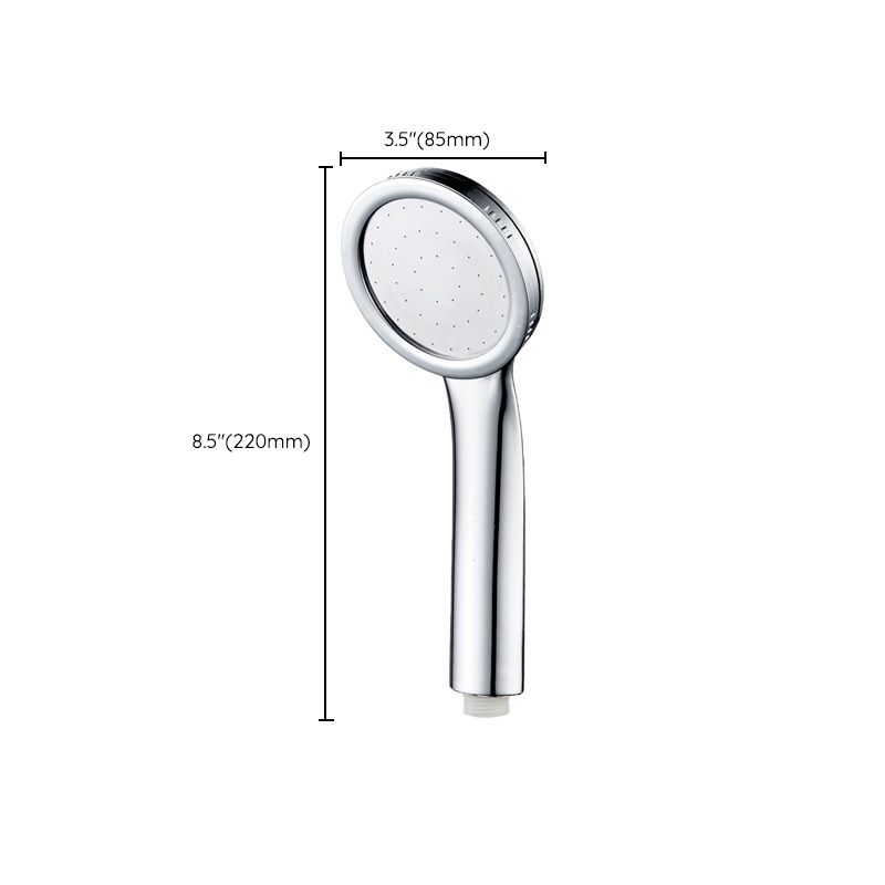 Sikunuo | Contemporary Silver Round Shower Head Water Efficient Standard Spray Head