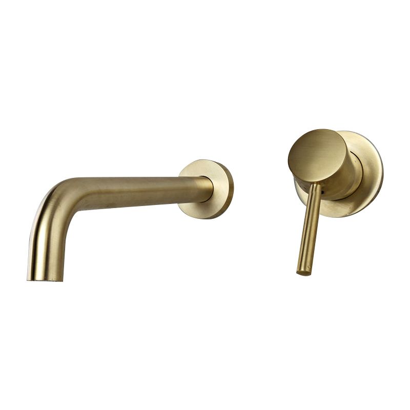 Sikunuo | Wall-mounted Metallic Bathtub Faucet Low Arc Pipe Bathtub Tap