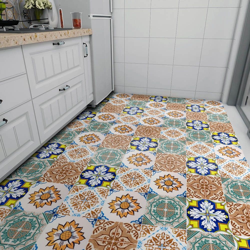 Sikunuo | Multi-Tonal Style Vinyl Floor PVC Peel and Stick Vinyl Floor