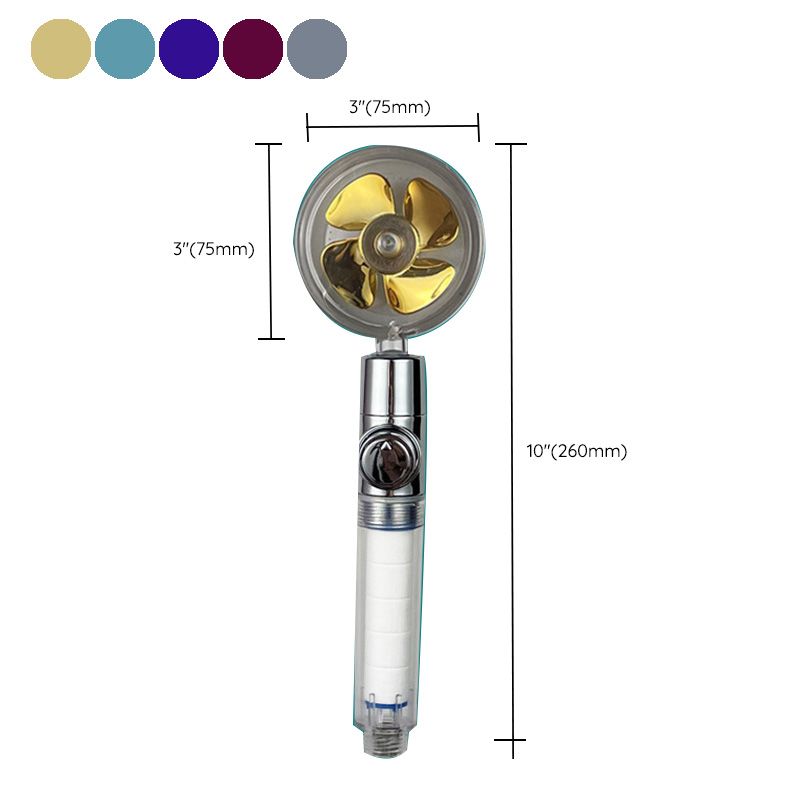 Sikunuo | Modern Round Handheld Showerhead Rain Spray Head made of Plastic