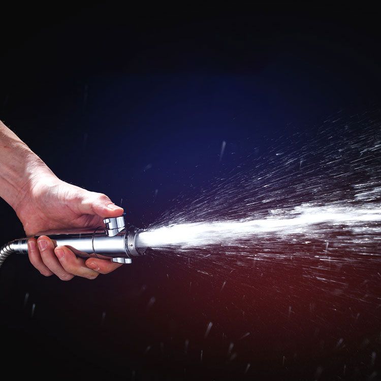 Sikunuo | Modern Handheld Supercharged Showerhead Round 3 Setting Spray Head