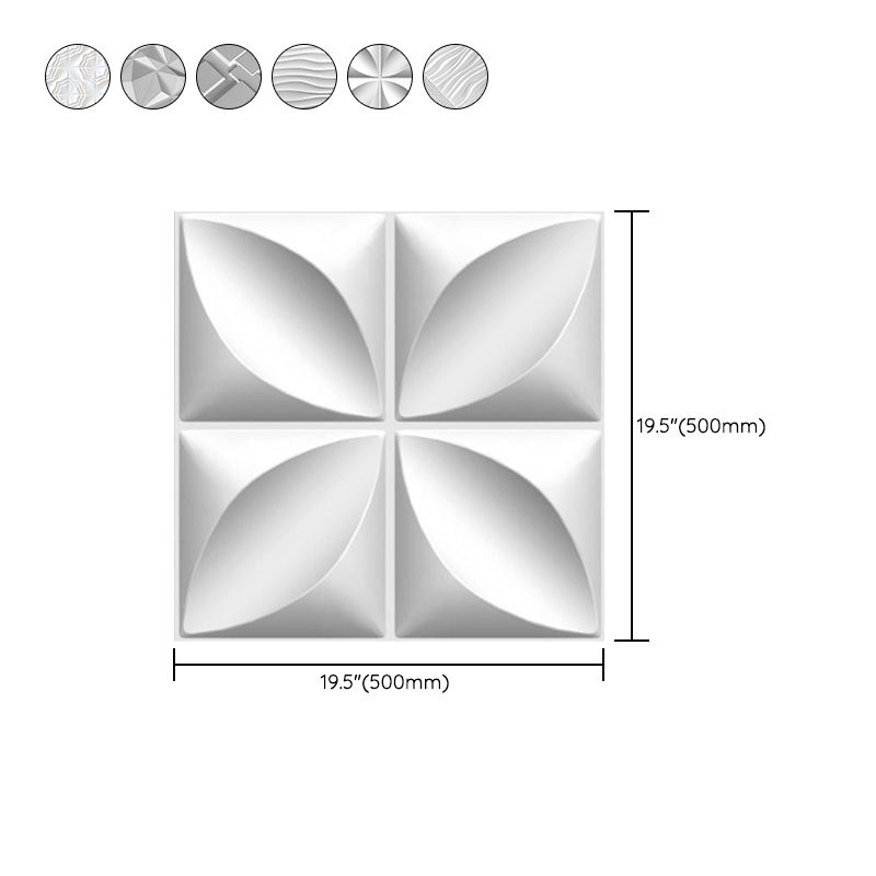 Sikunuo | Modern square wall panel Peel and stick texture pattern wall covering