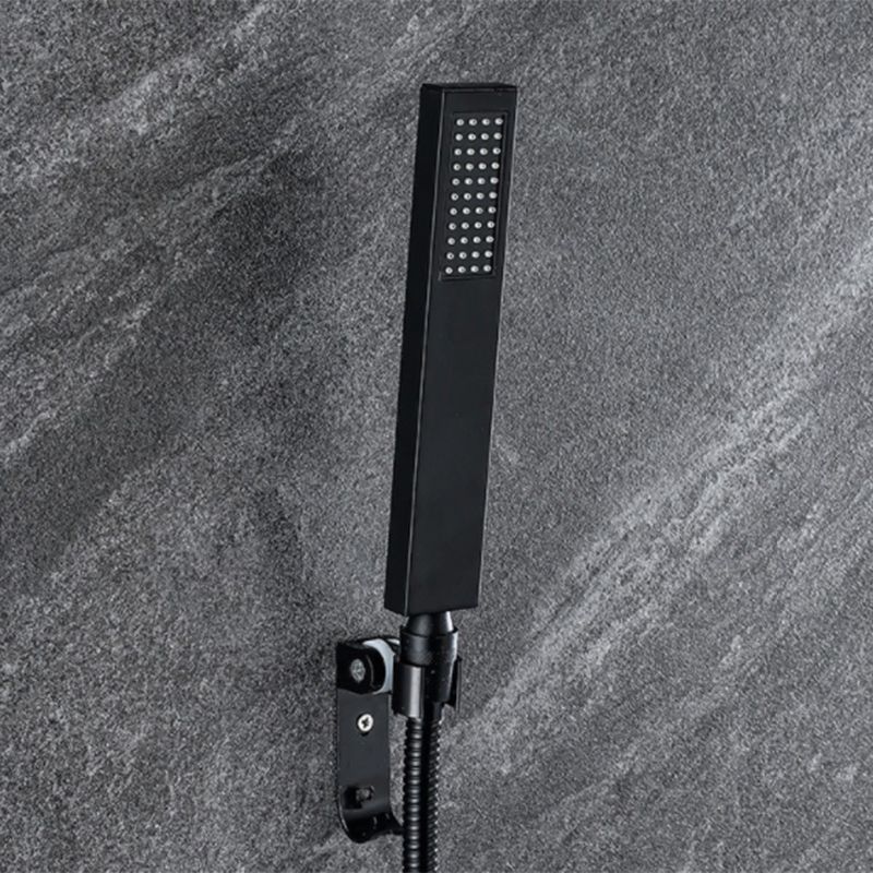 Sikunuo | Traditional Square Dual Shower Heads Metal Wall Mounted Dual Shower Heads