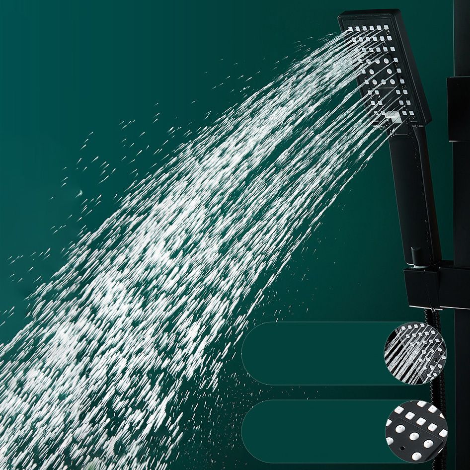 Sikunuo | Adjustable Spray Sample Shower Combination Metal Shower Fitting Arm Shower Head with Slip Bar
