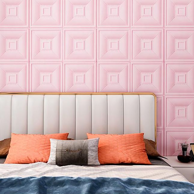 Sikunuo | Glam Cord Access Panel PVC Self-Adhesive 3D Embossing Waterproof Wall Panel