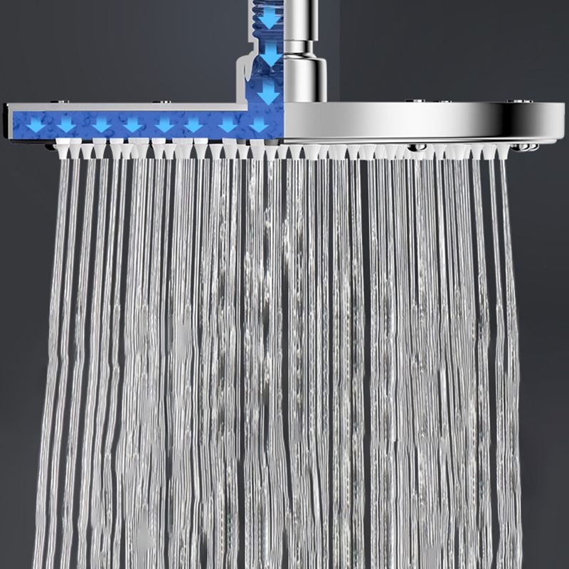 Sikunuo | Contemporary Shower Head Combination Polished Stainless Steel Ceiling Mounted Shower Head
