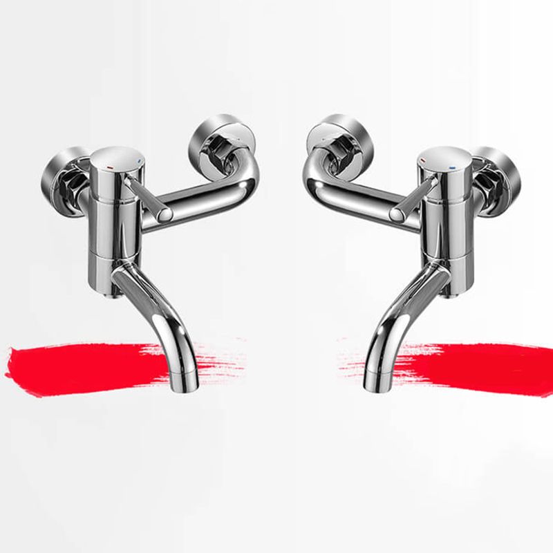 Sikunuo | Popular Bathtub Faucet Swivel Spout Wall Mounted Bathtub Filler Trim