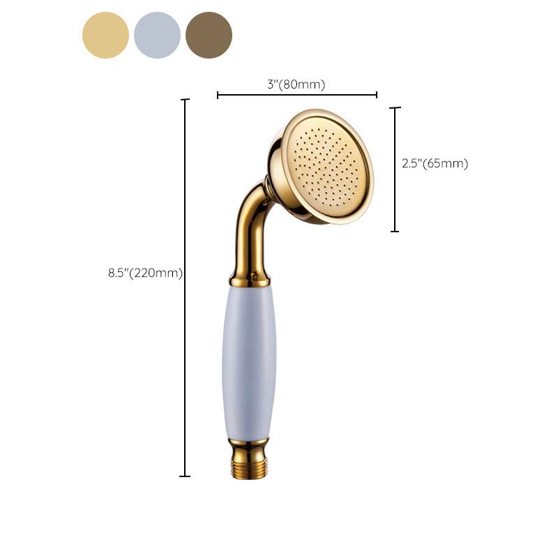 Sikunuo | All-Copper Single-Function Handheld Showerhead European Style Antique Rain Showerhead