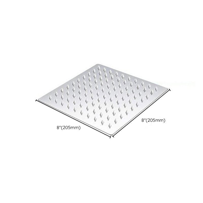 Sikunuo | Classic Dual Shower Head Square Large Shower Head with Round Hand Shower