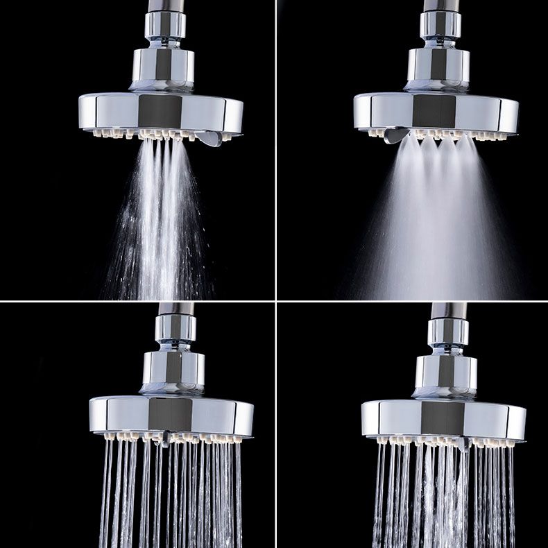 Sikunuo | Round Small Upper Shower Head Wall Mount Adjustable Shower Head