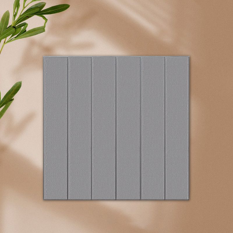 Sikunuo | Solid color 3D embossed wall panel waterproof foam interior wall tile