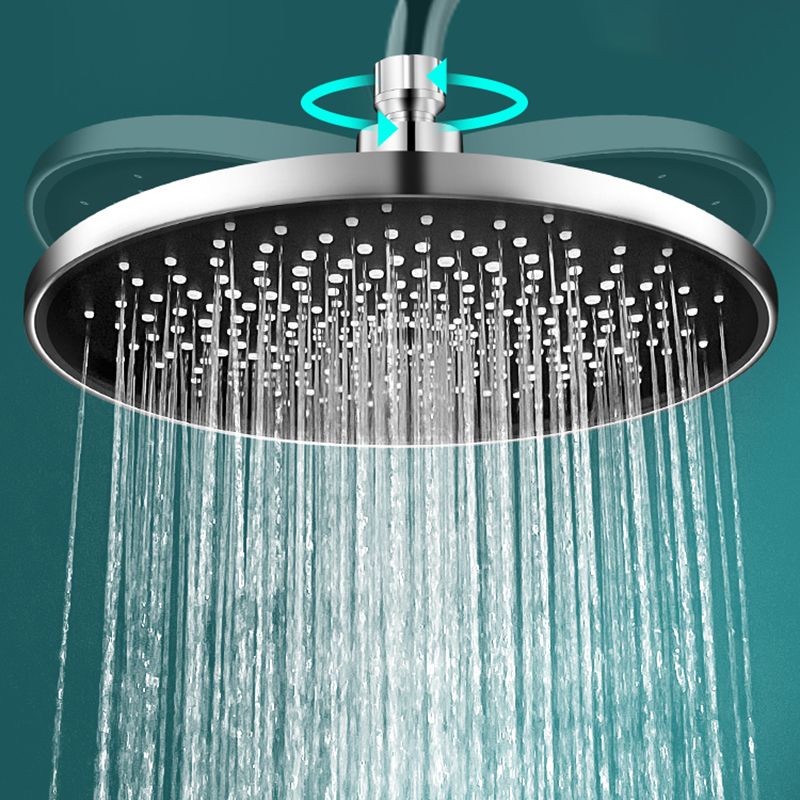 Sikunuo | Contemporary Showerhead Combination Rainfall Chrome Wall Mount Showerhead