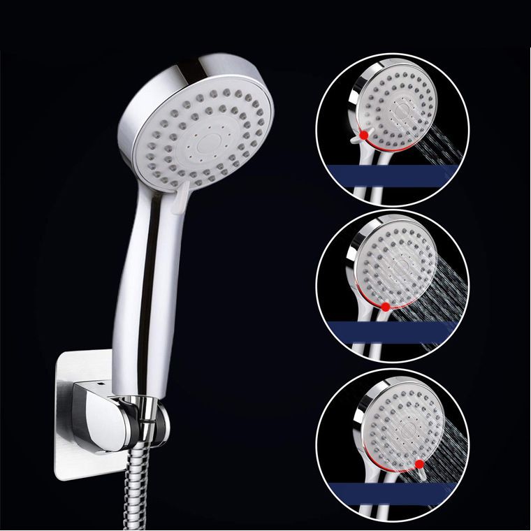 Sikunuo | Traditional Shower Head Simple Metal Round Handheld Shower