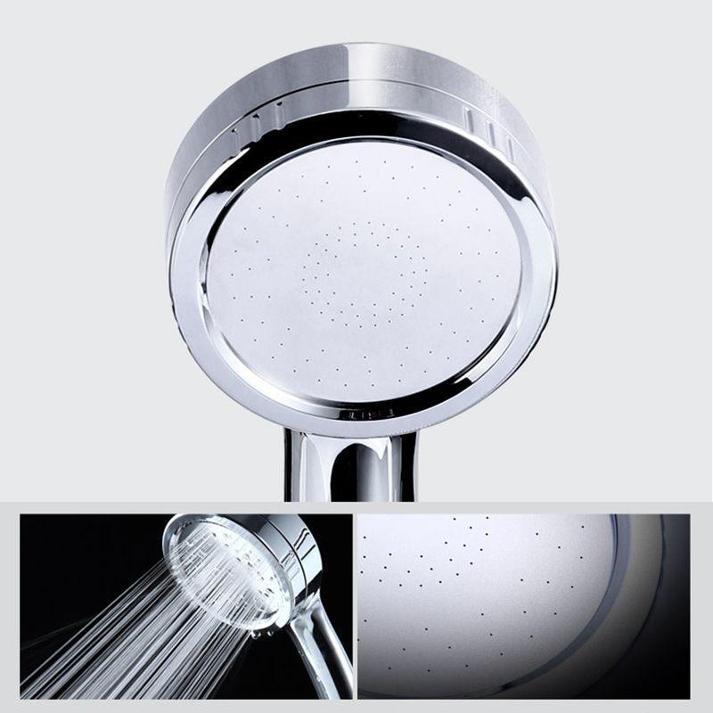 Sikunuo | Modern hand shower head 5 spray patterns Chrome Round Wall mounted shower head