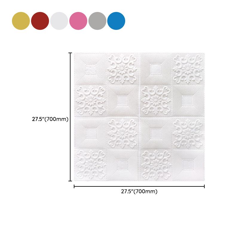 Sikunuo | Modern wall covering foam 3D embossed peel and stick wall panel