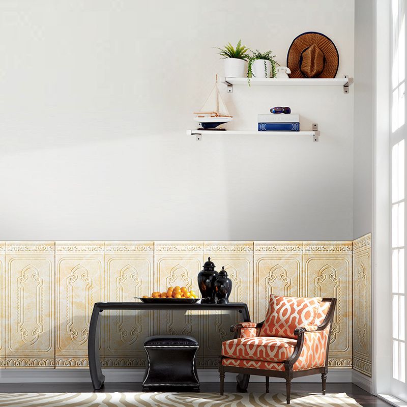 Sikunuo | Glam Scratch Resistance Wainscoting 3D Peel and Stick Interior Wall Panel