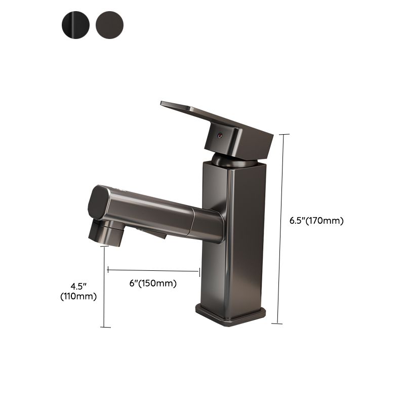 Sikunuo | Contemporary bathroom sink faucet single-handle swivel spout sink faucet