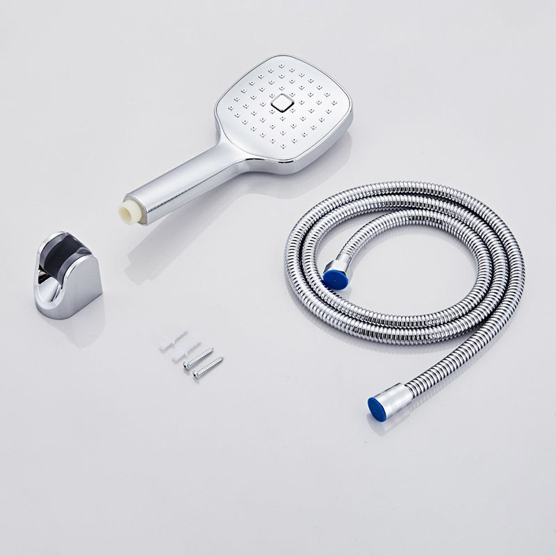 Sikunuo | Square Handheld Shower Head Modern Wall Mounted Handheld Shower Head