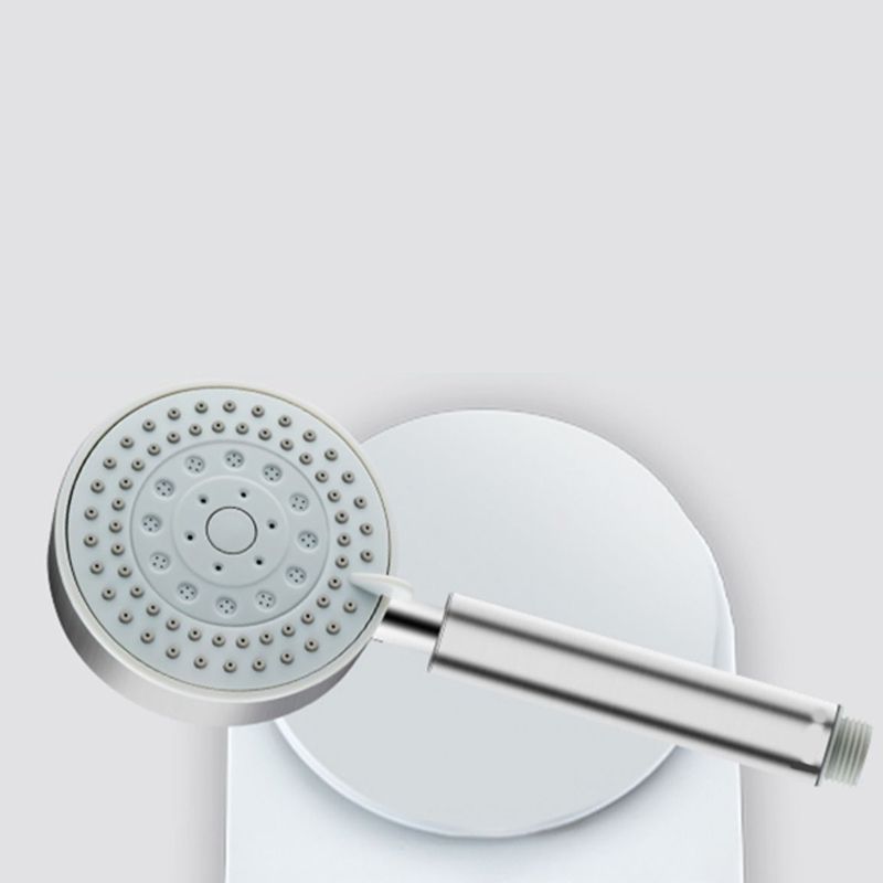 Sikunuo | Round self-cleaning hand shower adjustable spray pattern stainless steel hand shower